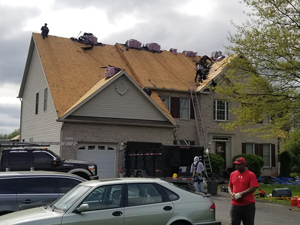 EA Roof Replacement Before MD